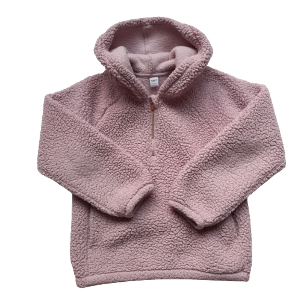 Old Navy Active pullover sherpa pink girls sizeL